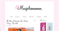 Desktop Screenshot of marjoliemaman.com