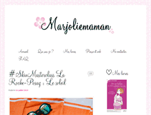 Tablet Screenshot of marjoliemaman.com